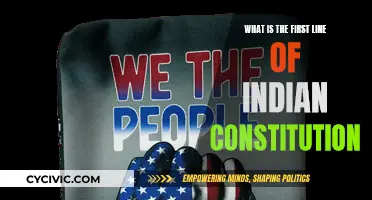 The Founding Words: India's Constitution First Line