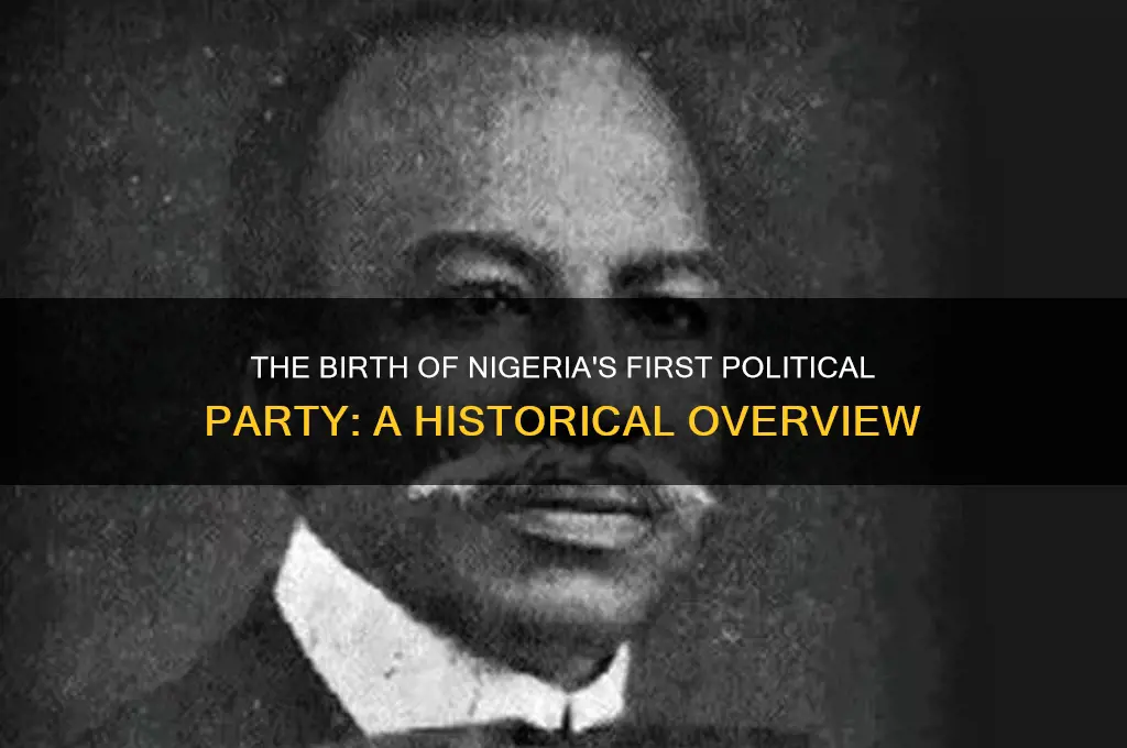 what is the first political party in nigeria