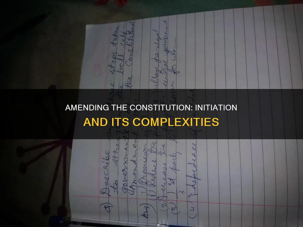 what is the first step in ammending the constitution