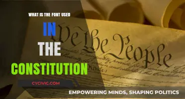 The Constitution's Font: A Historical Perspective