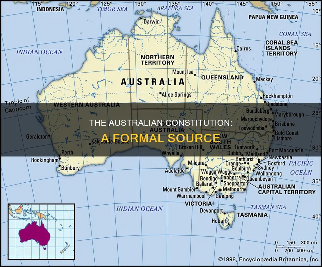 what is the formal source of the australian constitution