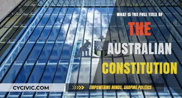 The Australian Constitution: Its Official Full Title