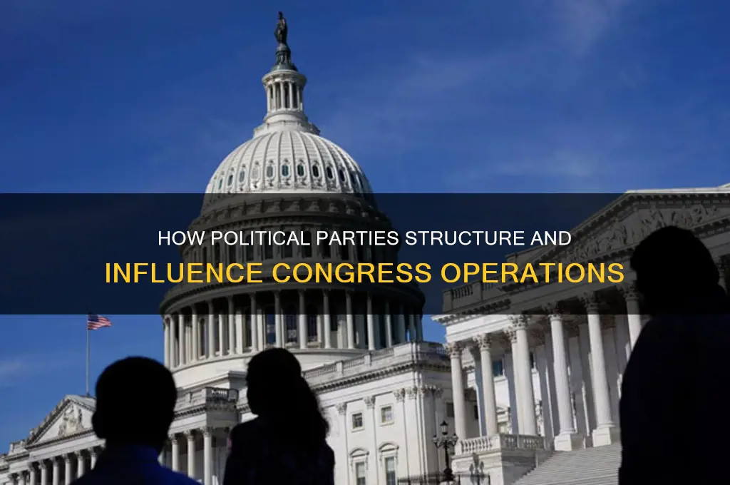 what is the function of political parties in organizing congress