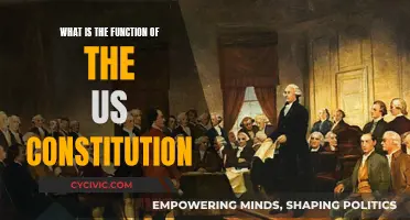 The US Constitution: Its Function and Purpose