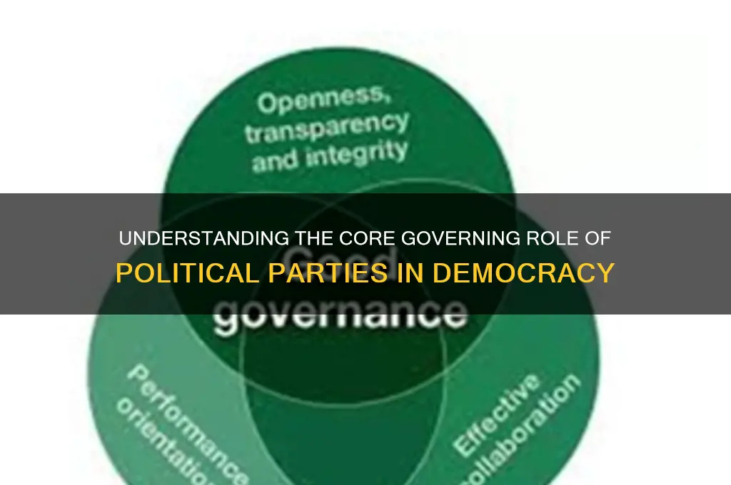 what is the governing function of political parties