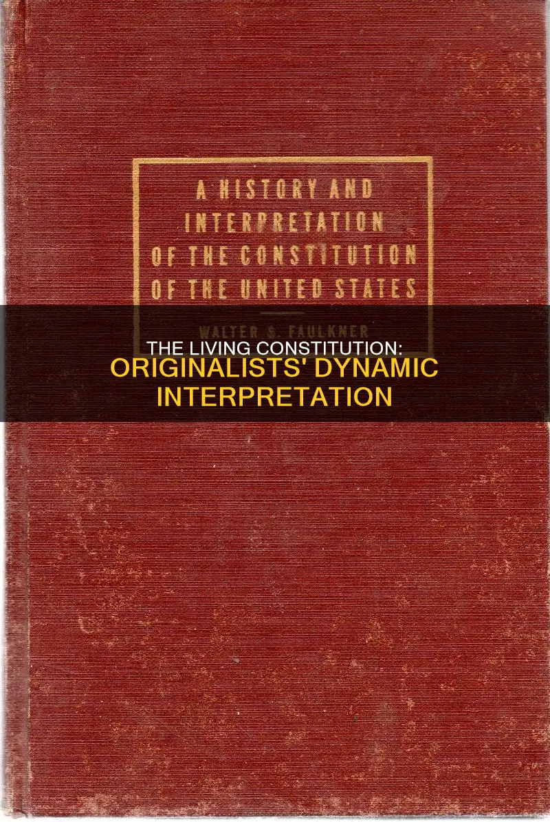 what is the idea that constitution is living document originalists