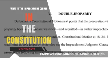 Impeachment Clause: Constitution's Ultimate Check and Balance