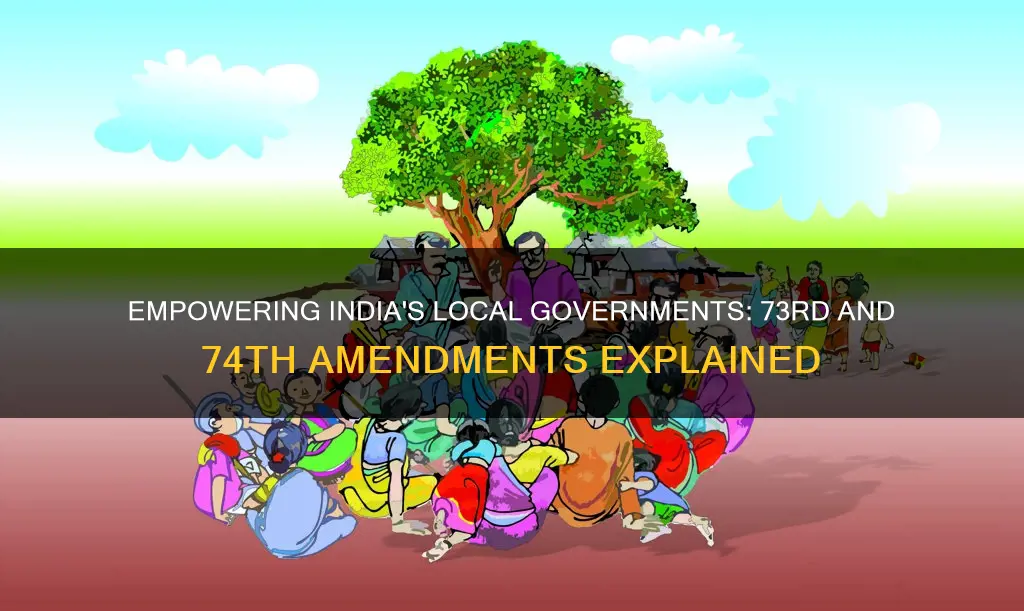 what is the importance of 73rd and 74th constitutional amendments