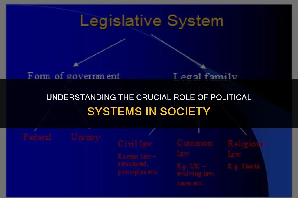 what is the importance of a political system