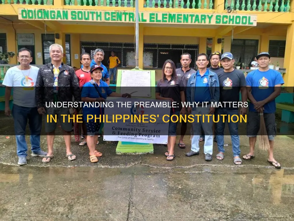 what is the importance of preamble in the philippine constitution