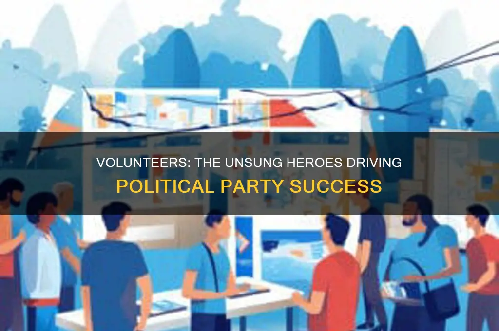 what is the importance of volunteers to political parties