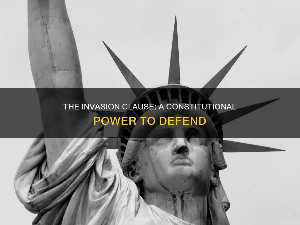 what is the invasion clause in the constitution