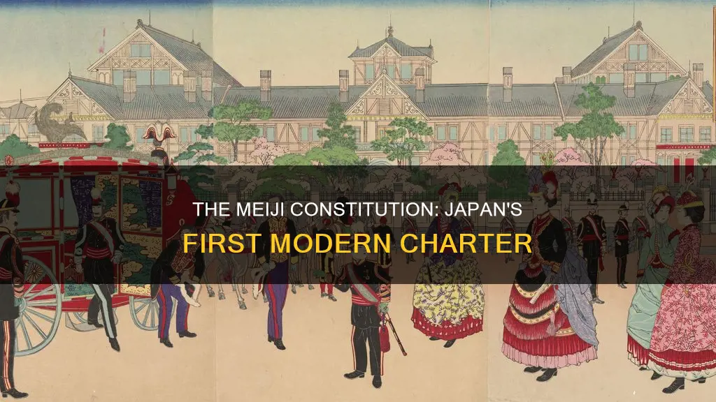 what is the japanese constitution of 1889 for