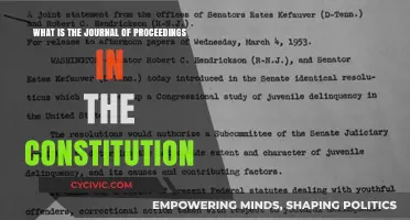 The Journal of Proceedings: A Constitutional Record