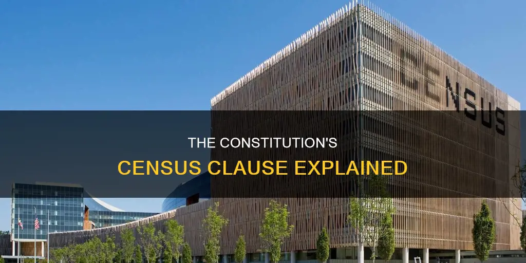 what is the language in the constitution about a census