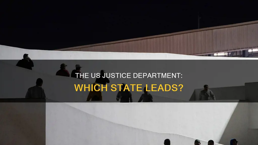 what is the largest justice department in the us