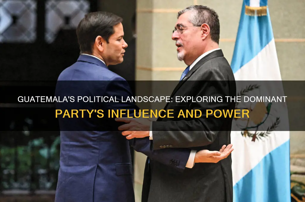 what is the largest political party in guatemala