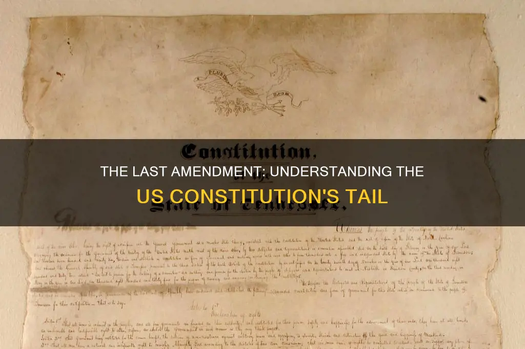 what is the last amendment