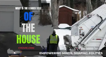 Leadership Roles: Understanding the House Leader's Title and Responsibilities