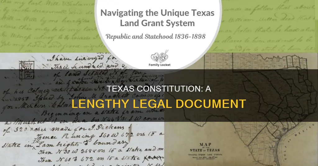 what is the length of the texas constitution