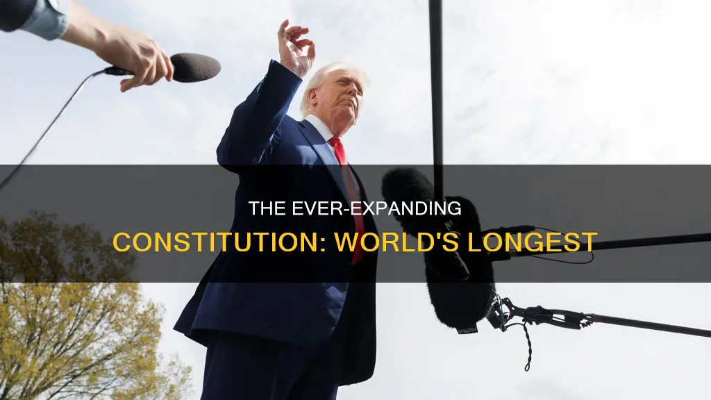 what is the longest constitution in the world