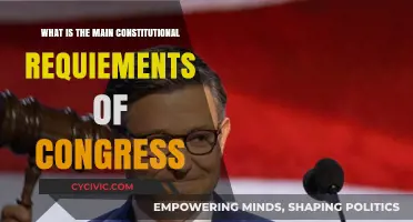 Congress' Constitutional Requirements: What Are the Basics?