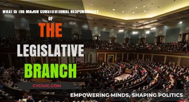 Legislative Branch: Upholding the Constitution's Key Responsibilities