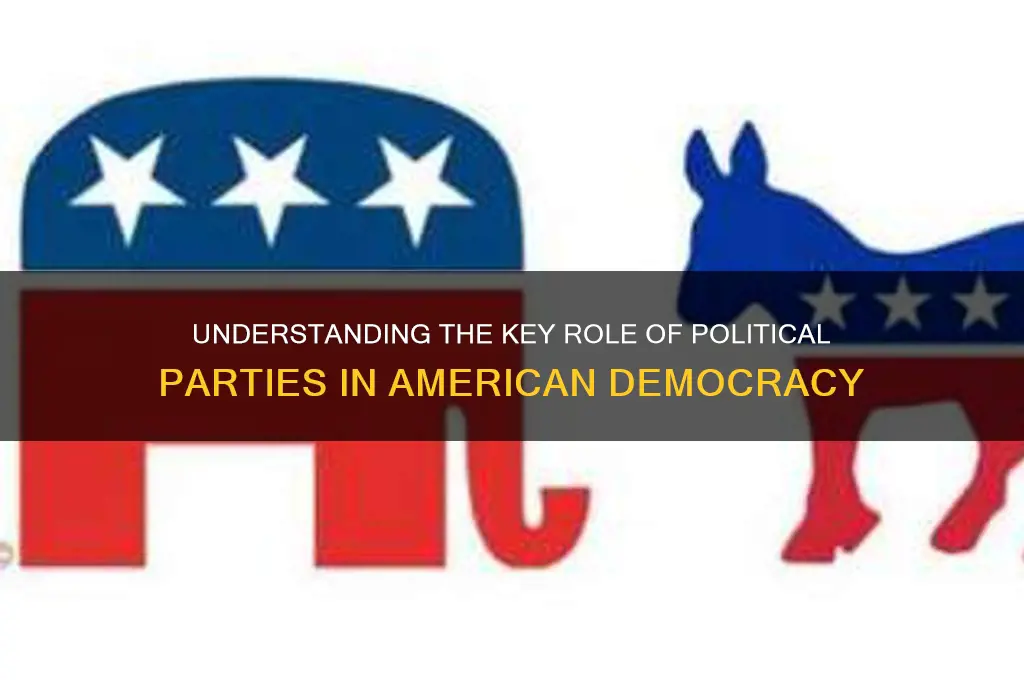 what is the major function of political parties in america