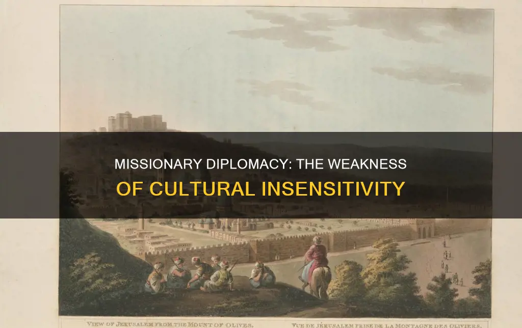 what is the major weakness of missionary diplomacy