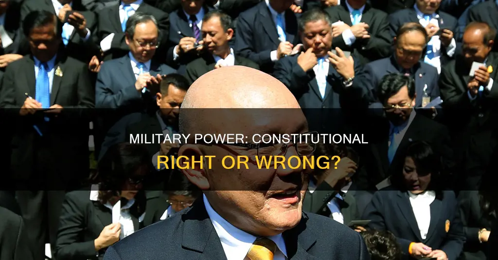 what is the mandatory military necessity in the constitution