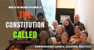 The Constitution's Mission: A Statement of Purpose