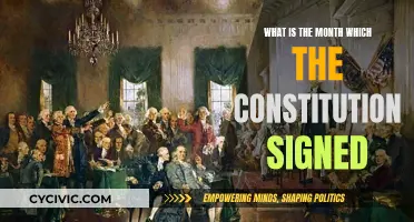 The Historic Month of the Constitution's Signing