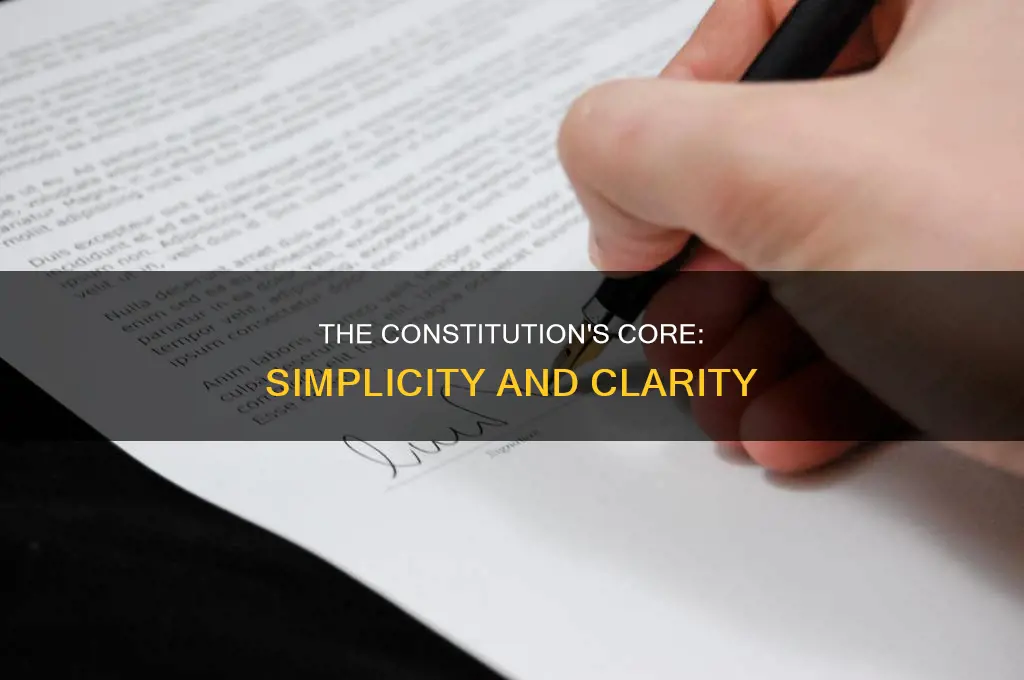 what is the most basic most important characteristic a constitution