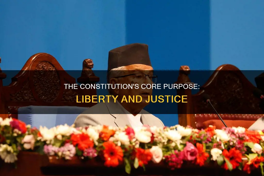 what is the most important goal of the constitution