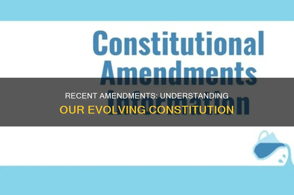 what is the most recent amendment