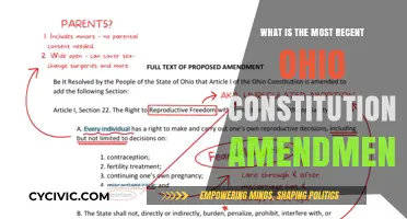 Ohio Constitution: Recent Amendments and Their Impact
