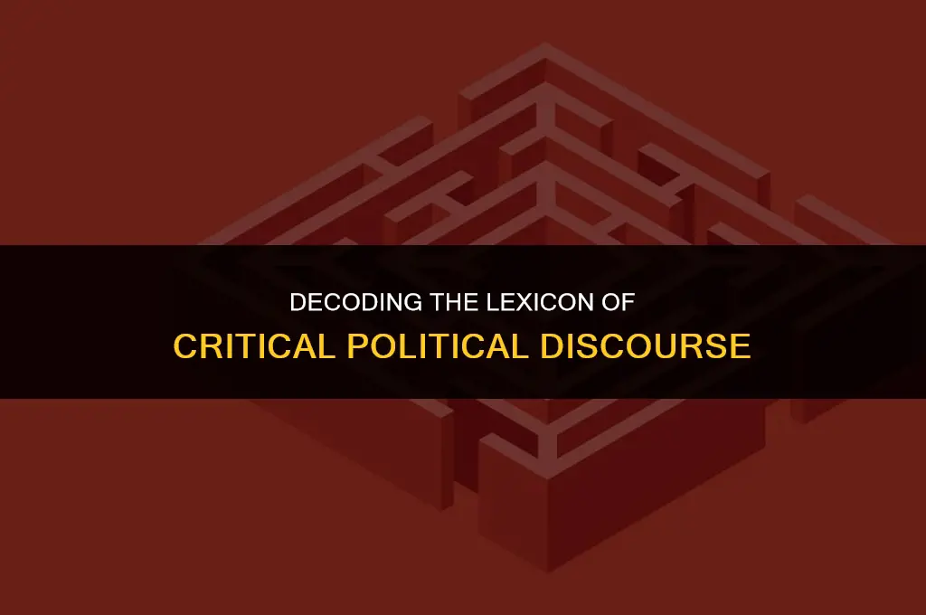 what is the name for a very important political topic