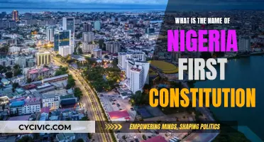 The First Constitution of Nigeria: A Historical Overview