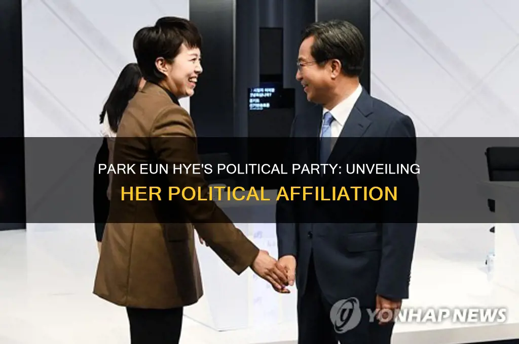 what is the name of park eun hyes political party