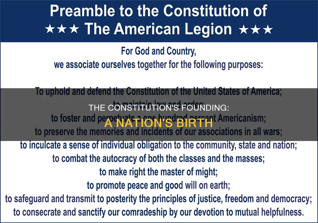 what is the name of the beginning of the constitution