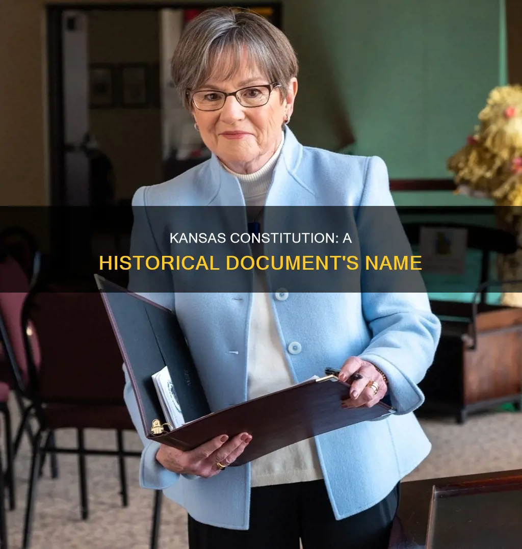 what is the name of the kansas constitution