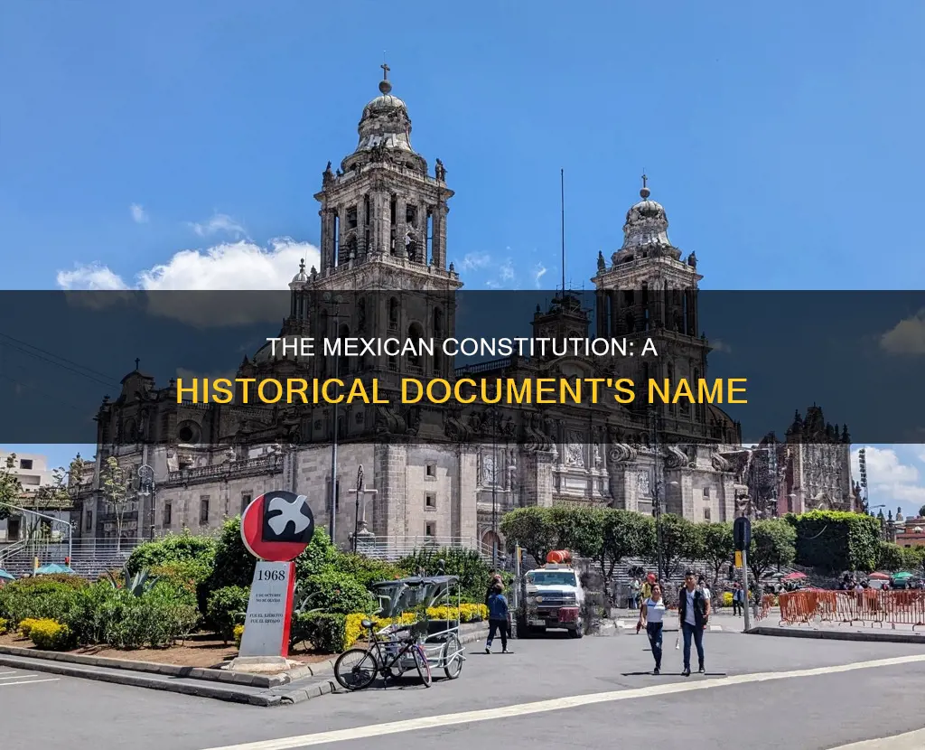 what is the name of the mexican constitution