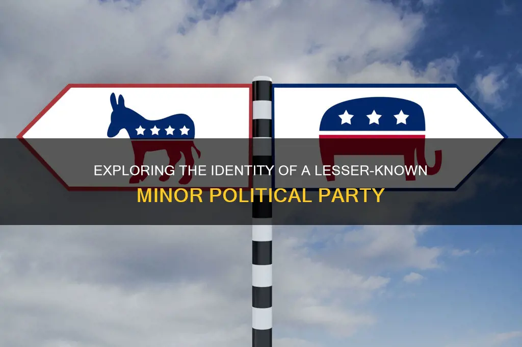 what is the name of the minor political party