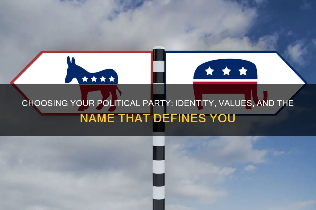 what is the name of your political party