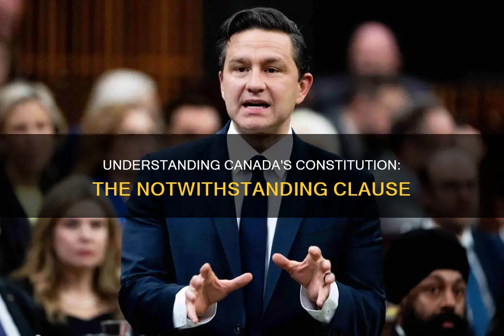 what is the notwithstanding clause in the canadian constitution