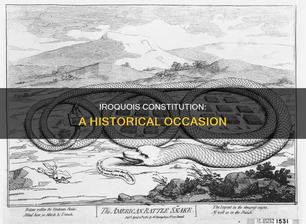 what is the occasion for the iroquois constitution