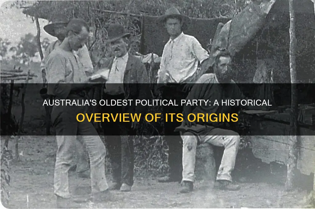what is the oldest political party in australia