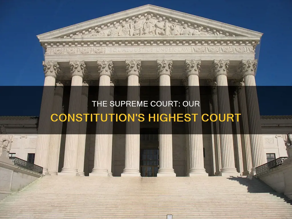 what is the only court ordained by the constitution