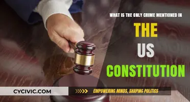 The US Constitution's Singular Crime: Treason