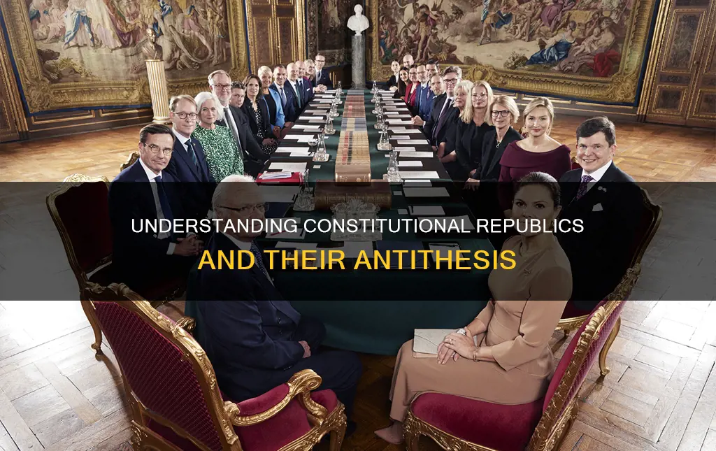 what is the opposite of a constitutional republic